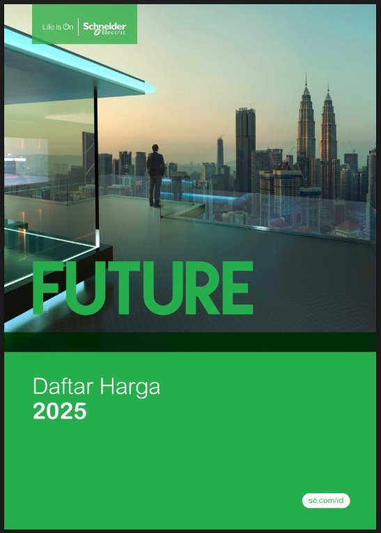Cover thumbnail: Schneider Price List — General 2025