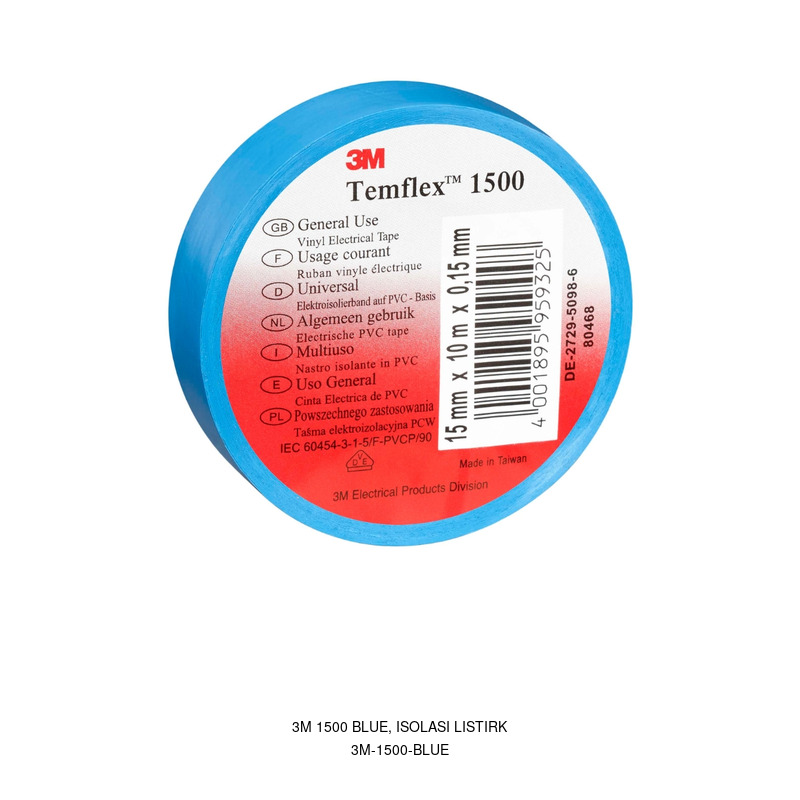 3M 3M 1500 Blue, Isolasi Listirk