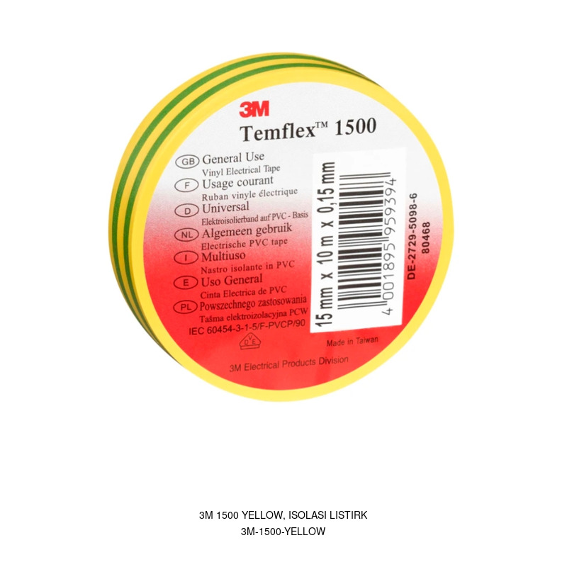 3M 3M 1500 Yellow, Isolasi Listirk