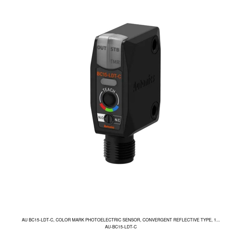 Autonics AU BC15-LDT-C, Color Mark Photoelectric Sensor, Convergent Reflective Type, 1...