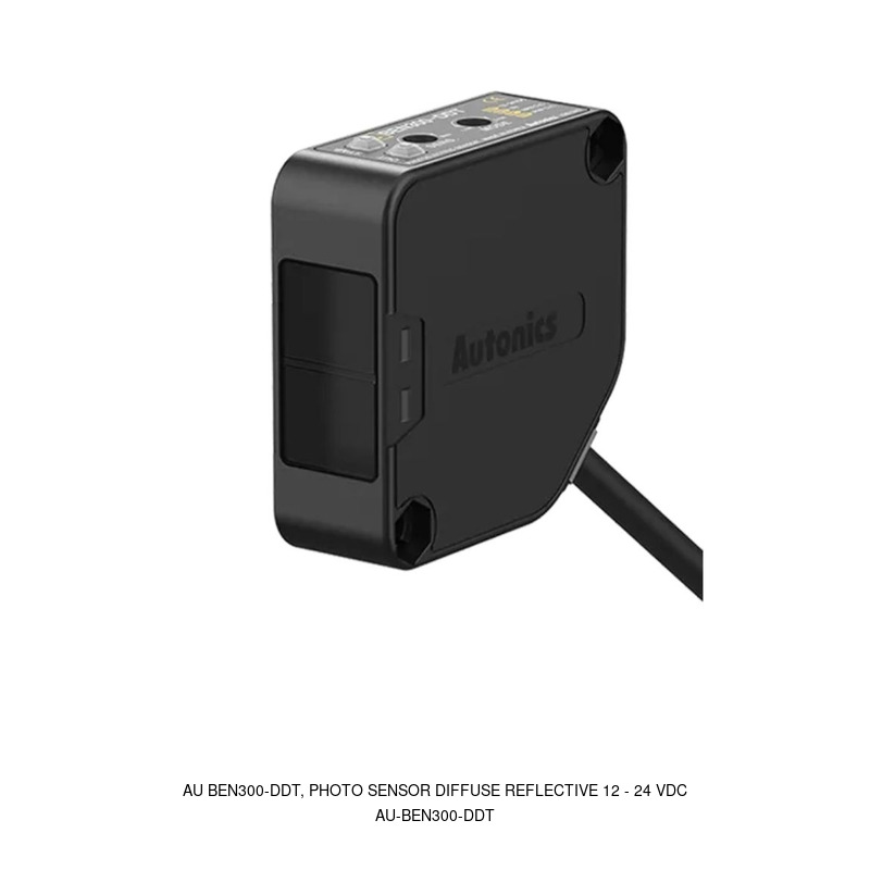 Autonics AU BEN300-DDT, PHOTO SENSOR DIFFUSE REFLECTIVE 12 - 24 VDC
