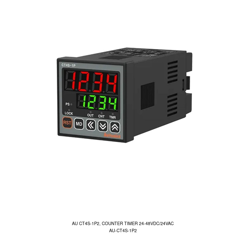 Autonics AU CT4S-1P2, COUNTER TIMER 24-48VDC/24VAC