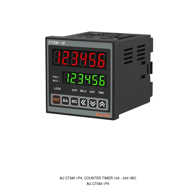 Autonics AU CT6M-1P4, COUNTER TIMER 100 - 240 VAC