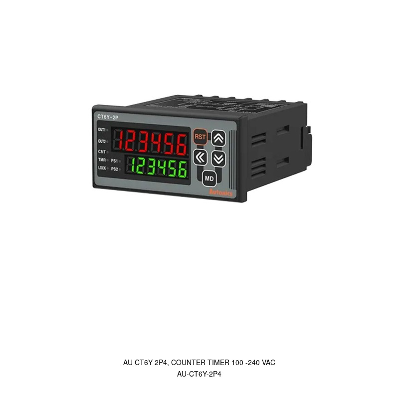 Autonics AU CT6Y 2P4, COUNTER TIMER 100 -240 VAC