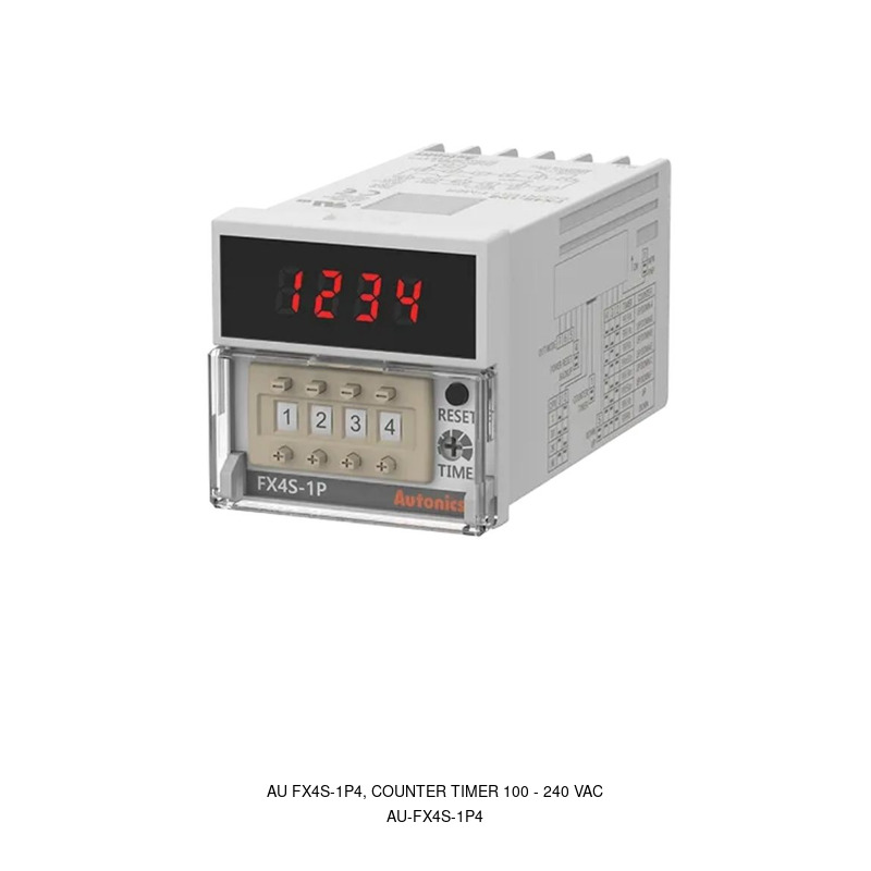 Autonics AU FX4S-1P4, COUNTER TIMER 100 - 240 VAC