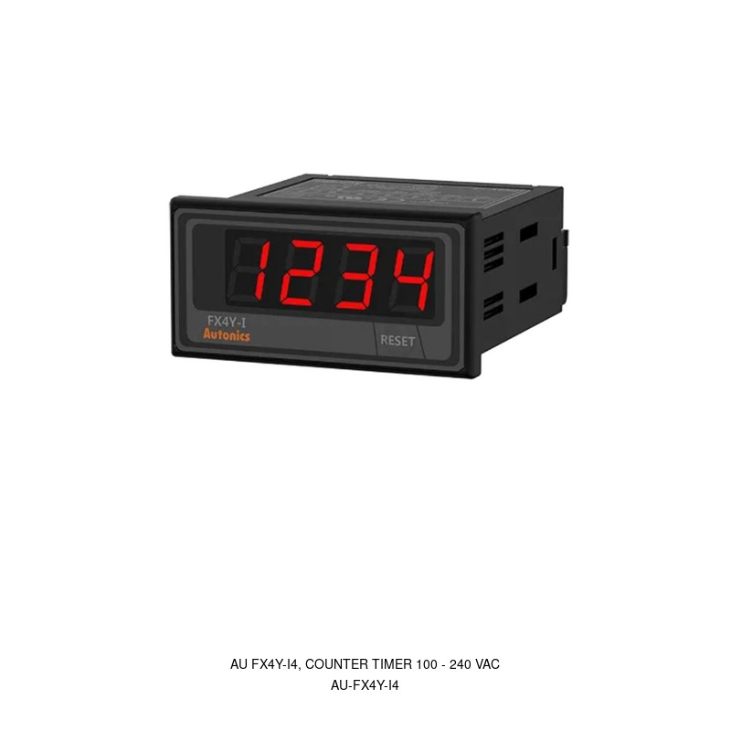 Autonics AU FX4Y-I4, COUNTER TIMER 100 - 240 VAC