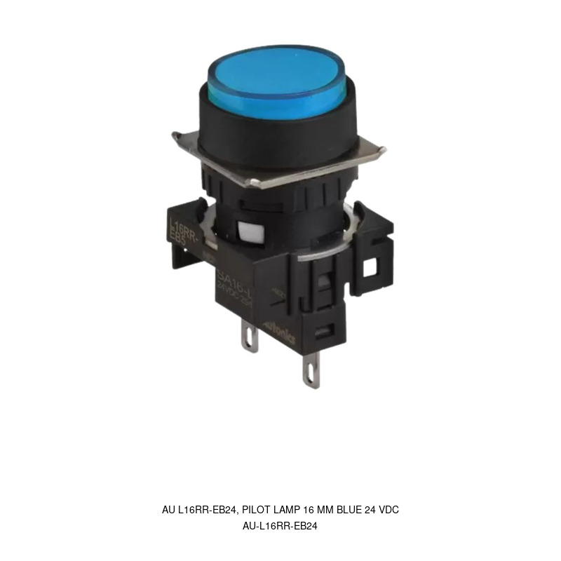 Autonics AU L16RR-EB24, PILOT LAMP 16 MM BLUE 24 VDC