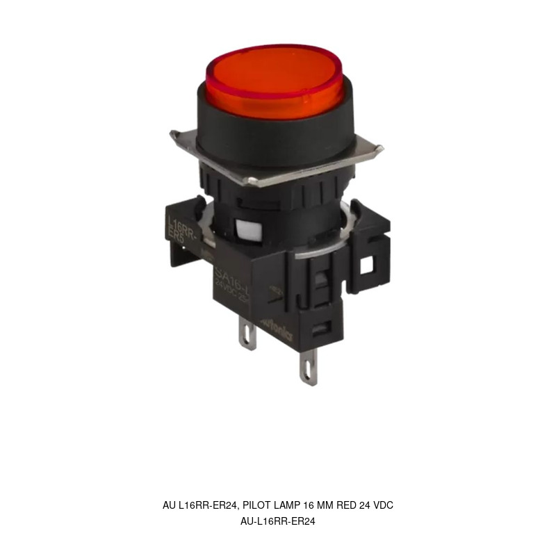 Autonics AU L16RR-ER24, PILOT LAMP 16 MM RED 24 VDC