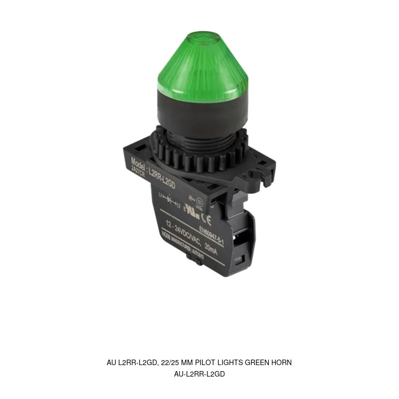 Autonics AU L2RR-L2GD, 22/25 mm Pilot Lights green Horn