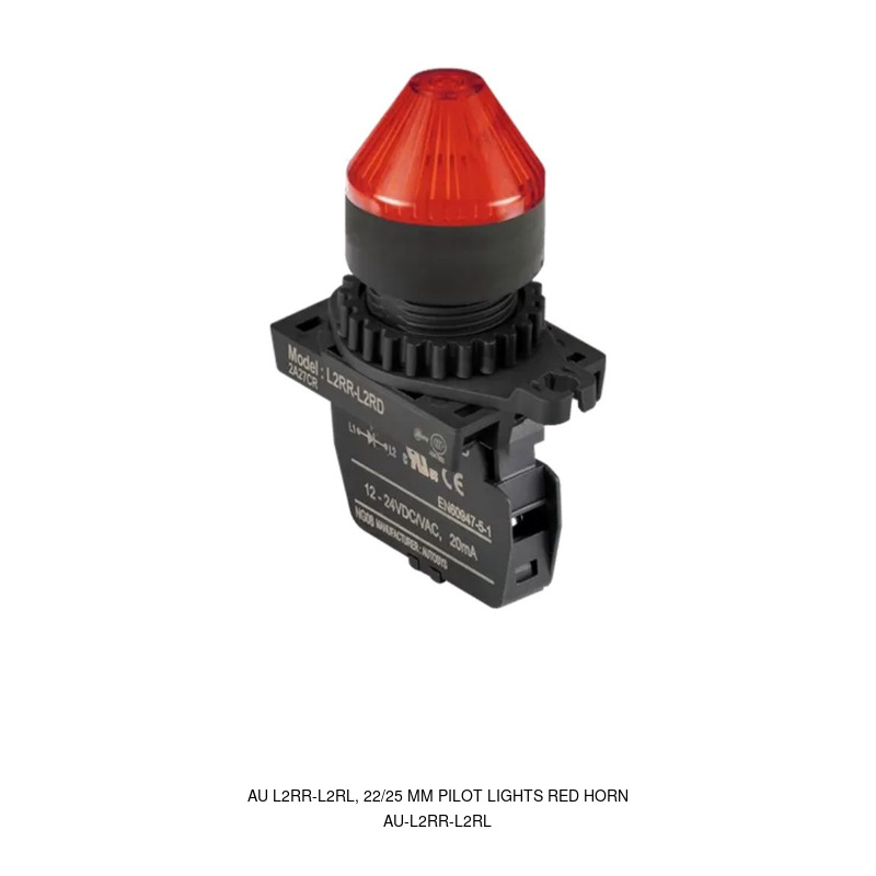 Autonics AU L2RR-L2RL, 22/25 mm Pilot Lights red Horn