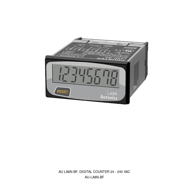 Autonics AU LA8N-BF, DIGITAL COUNTER 24 - 240 VAC