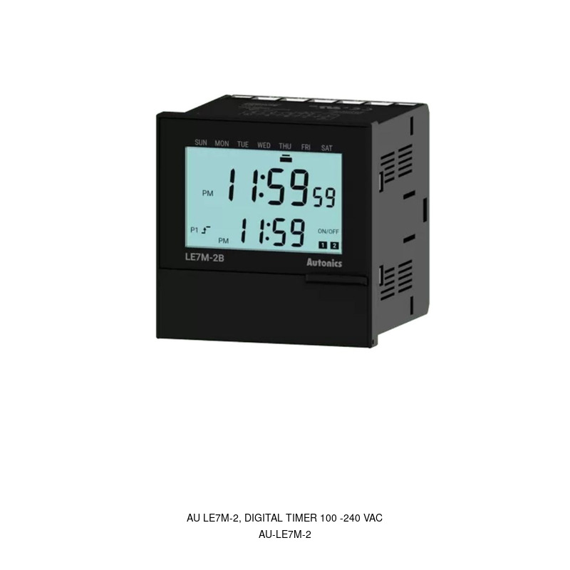 Autonics AU LE7M-2, DIGITAL TIMER 100 -240 VAC