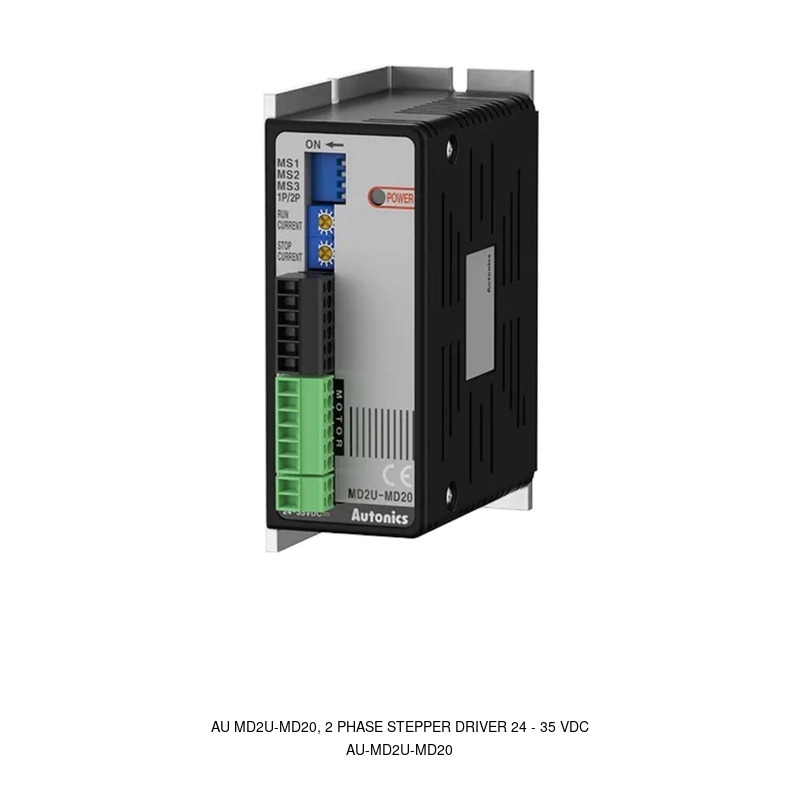 Autonics AU MD2U-MD20, 2 PHASE STEPPER DRIVER 24 - 35 VDC