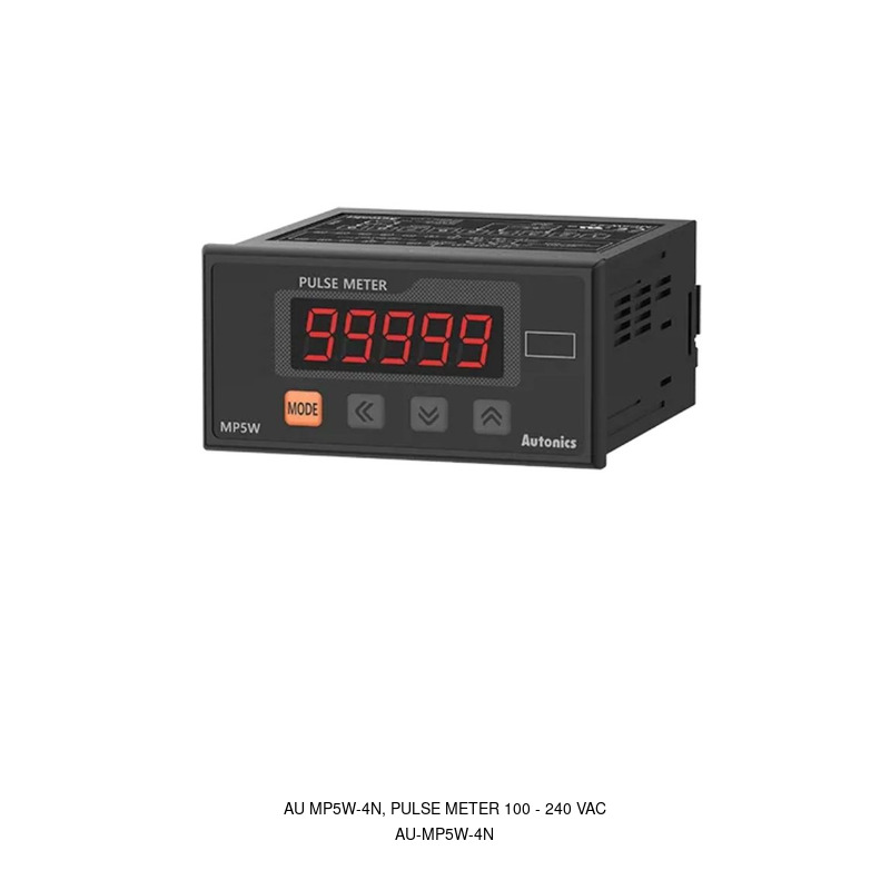 Autonics AU MP5W-4N, PULSE METER 100 - 240 VAC