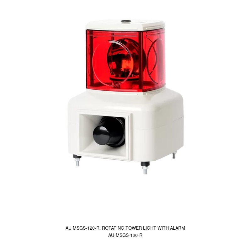 Autonics AU MSGS-120-R, ROTATING TOWER LIGHT WITH ALARM