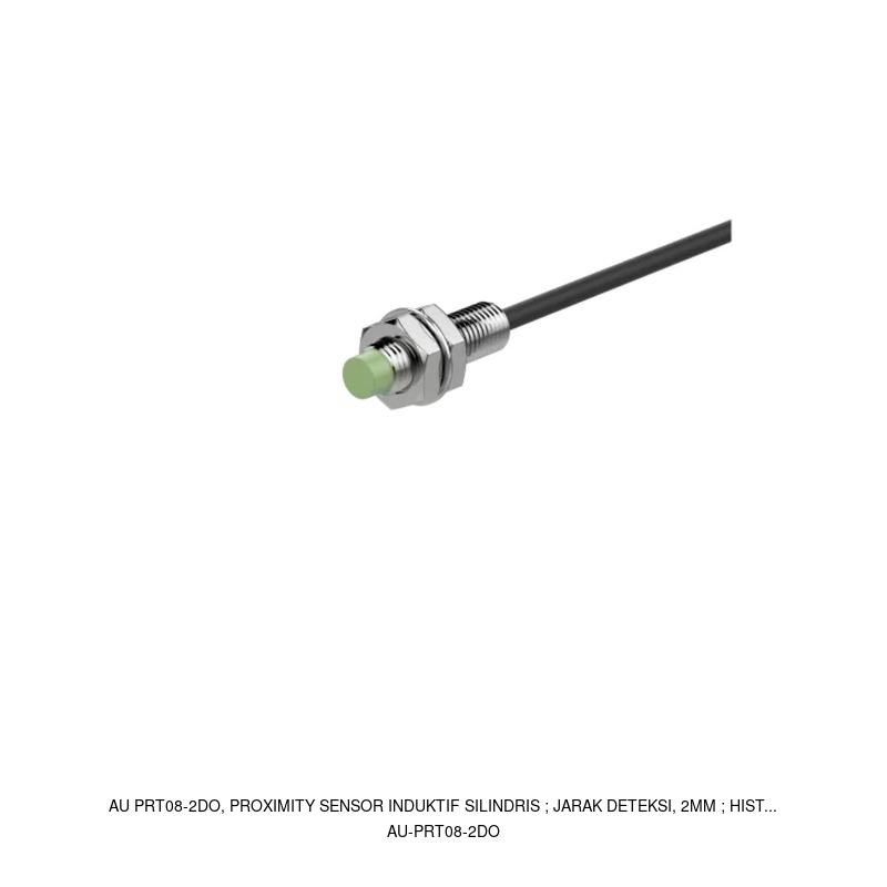 Autonics AU PRT08-2DO, Proximity Sensor Induktif Silindris ; Jarak deteksi, 2mm ; Hist...