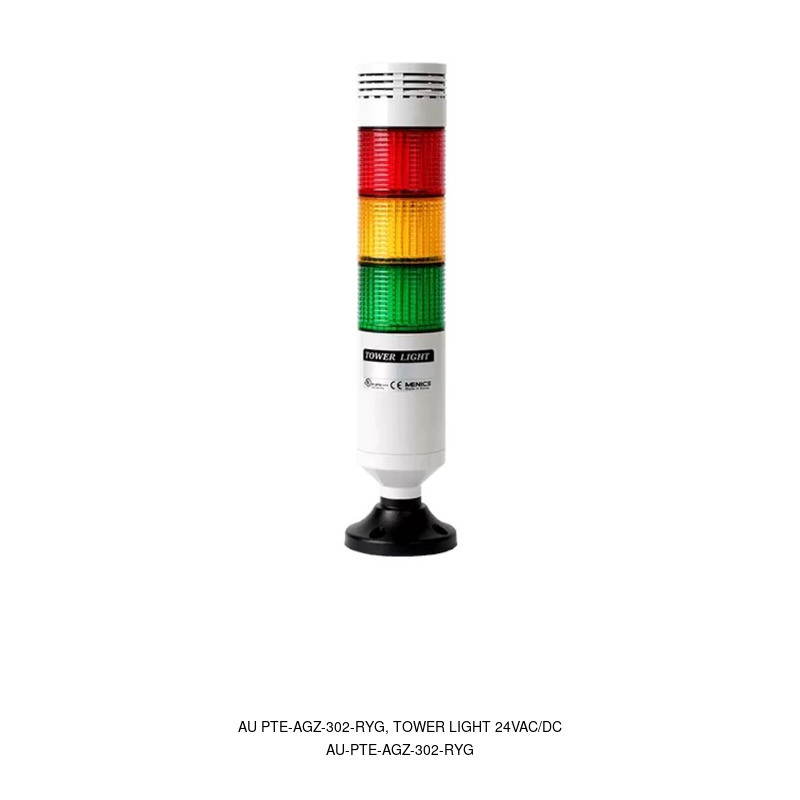 Autonics AU PTE-AGZ-302-RYG, TOWER LIGHT 24VAC/DC