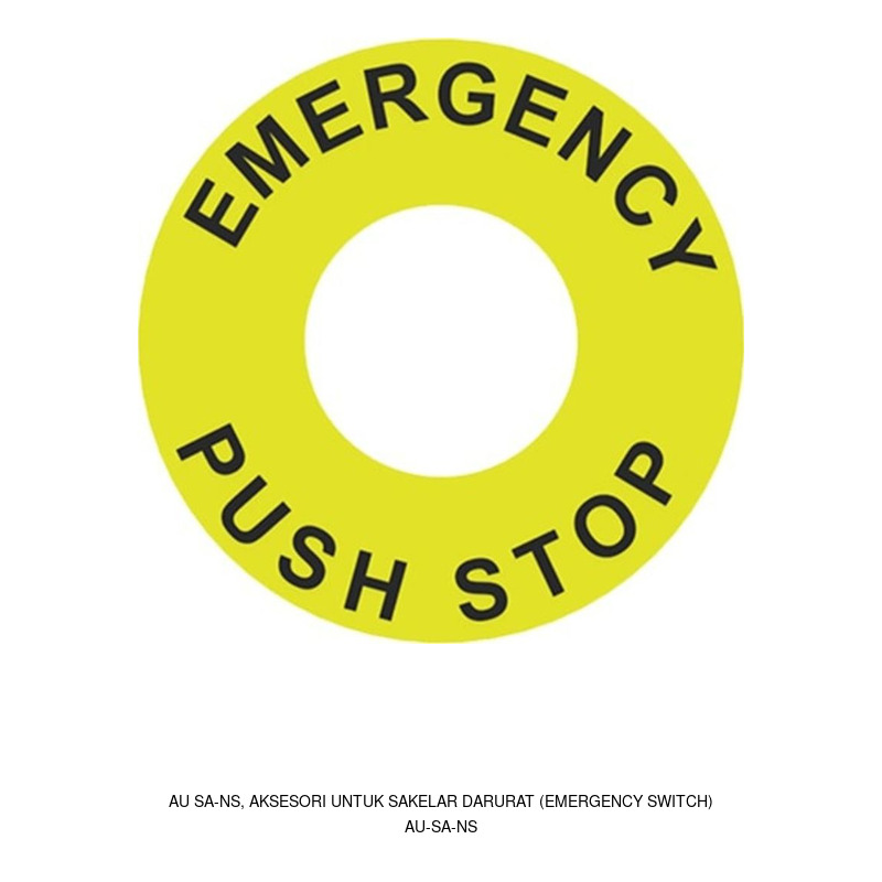 Autonics AU SA-NS, aksesori untuk sakelar darurat (emergency switch)