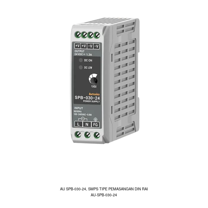 Autonics AU SPB-030-24, SMPS tipe pemasangan DIN rai