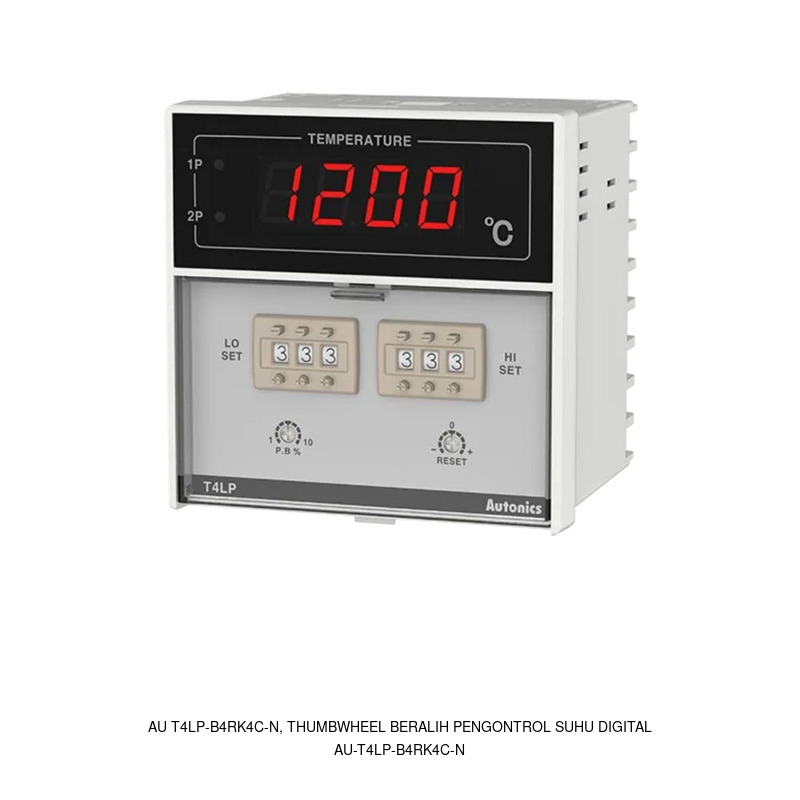 Autonics AU T4LP-B4RK4C-N, Thumbwheel Beralih Pengontrol Suhu Digital