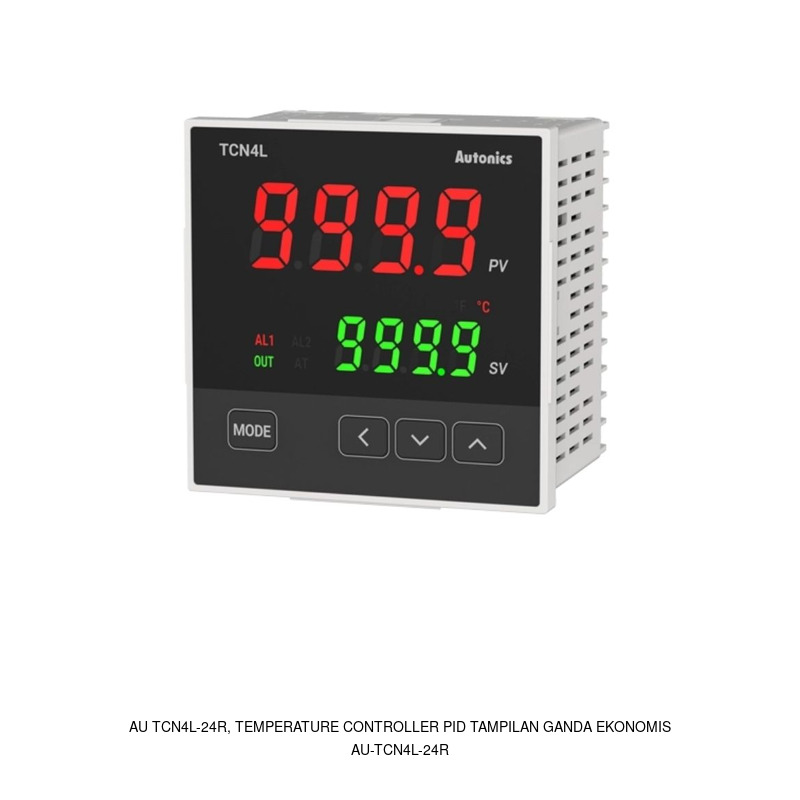 Autonics AU TCN4L-24R, Temperature Controller PID Tampilan Ganda Ekonomis
