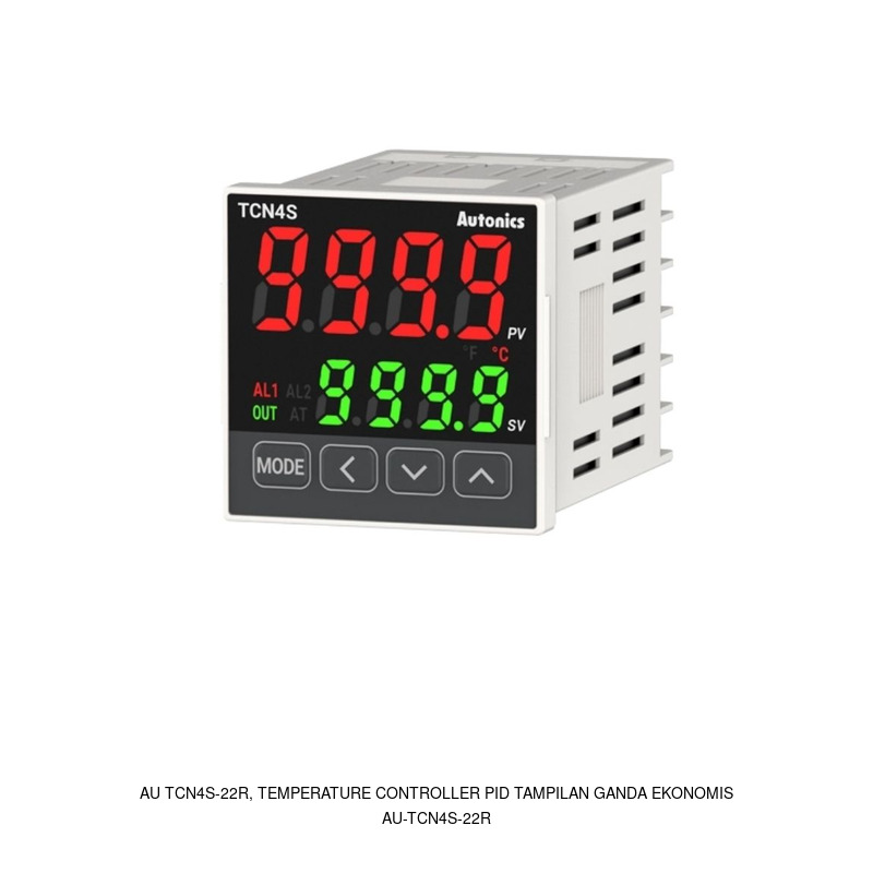 Autonics AU TCN4S-22R, Temperature Controller PID Tampilan Ganda Ekonomis