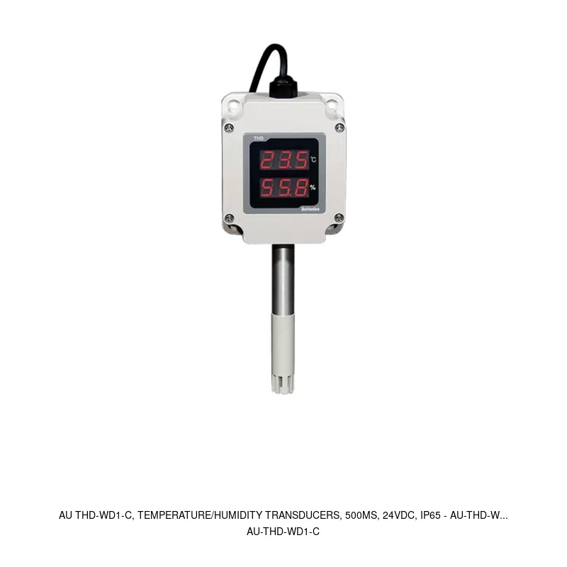 Autonics AU THD-WD1-C, Temperature/Humidity Transducers, 500ms, 24VDC, IP65