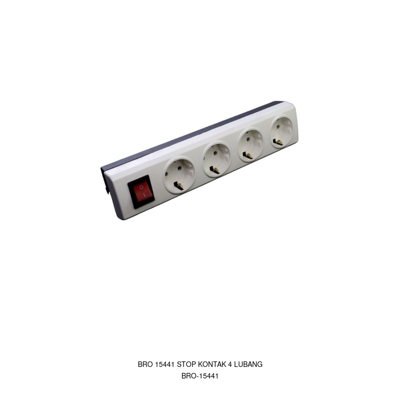 Broco BRO 15441 Stop Kontak 4 lubang