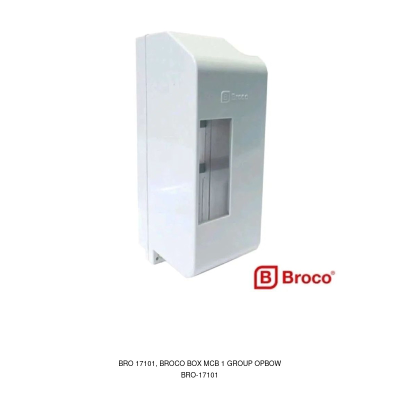 Broco BRO 17101, BROCO BOX MCB 1 GROUP OPBOW