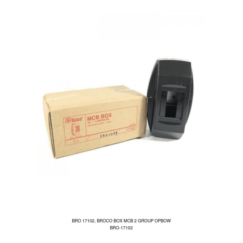 Broco BRO 17102, BROCO BOX MCB 2 GROUP OPBOW