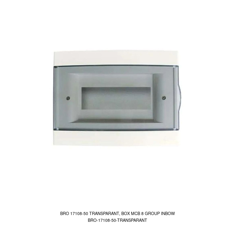 Broco BRO 17108-50 TRANSPARANT, BOX MCB 8 GROUP INBOW