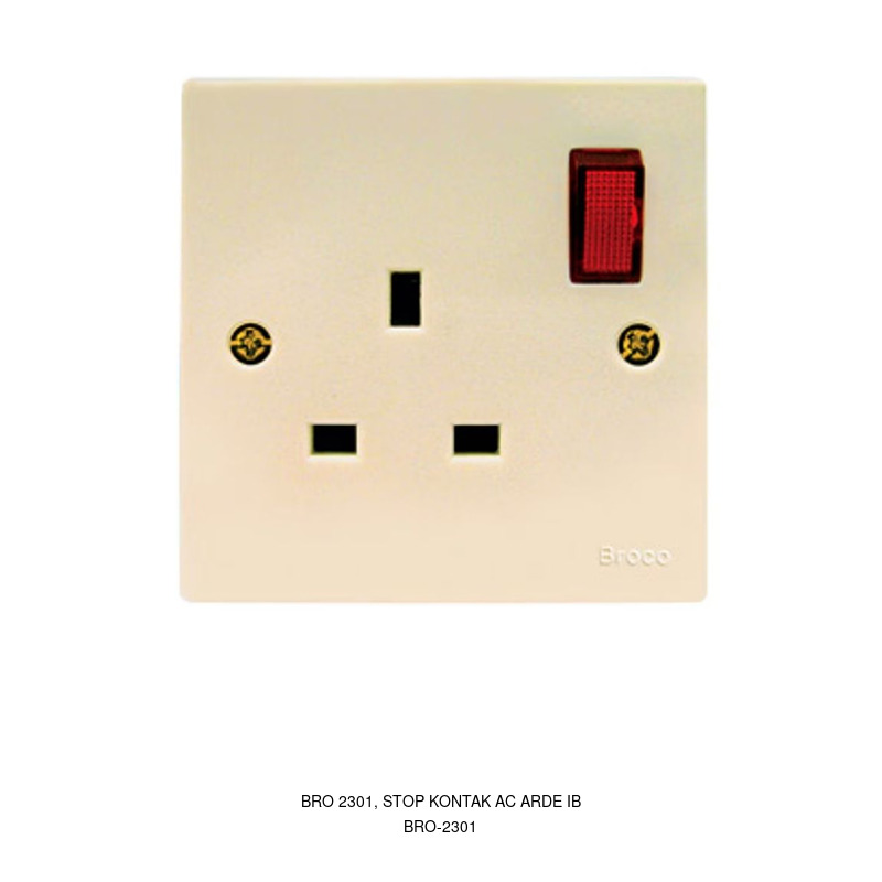 Broco BRO 2301, Stop Kontak AC Arde IB