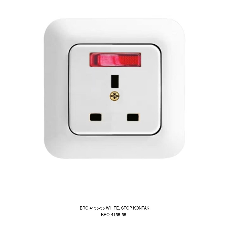 Broco BRO 4155-55 WHITE, STOP KONTAK
