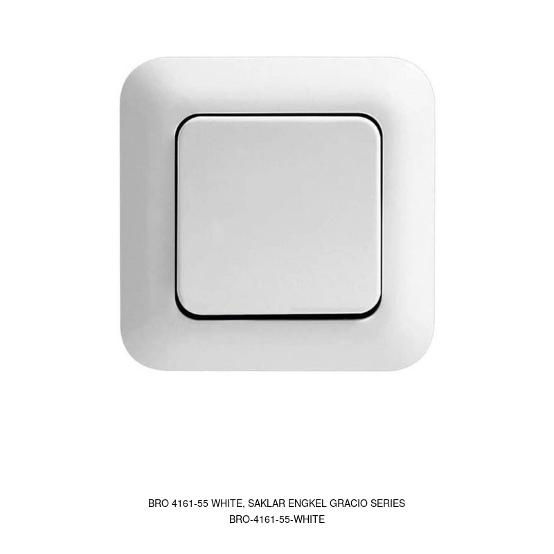 Broco BRO 4161-55 WHITE, SAKLAR ENGKEL GRACIO SERIES
