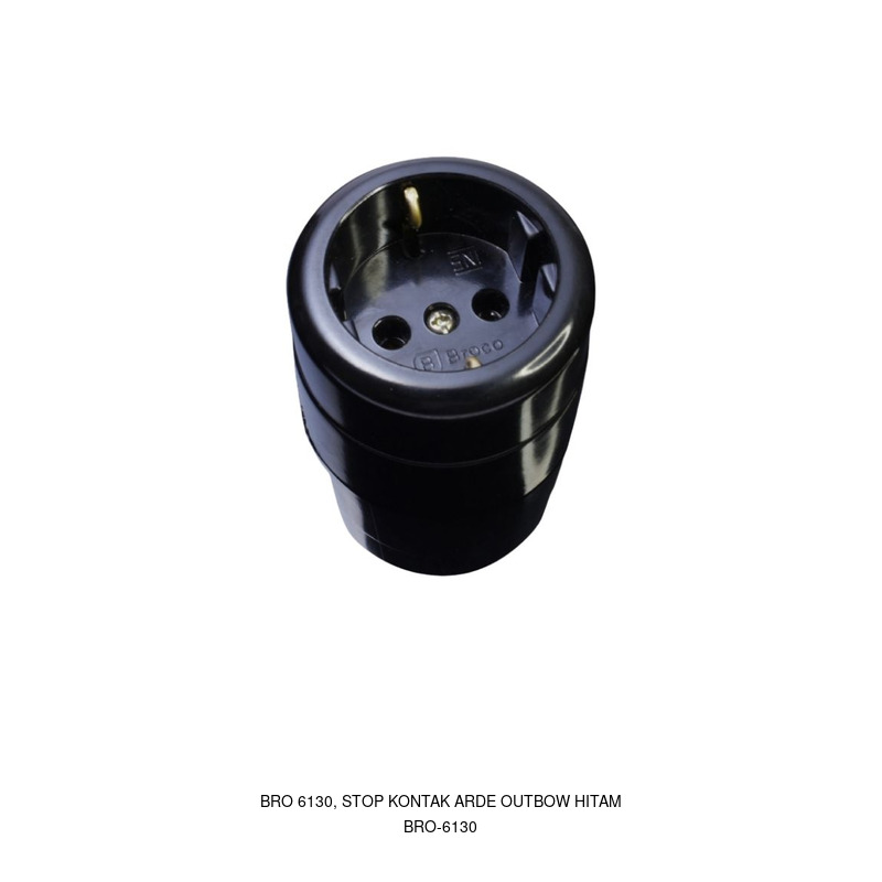 Broco BRO 6130, STOP KONTAK ARDE OUTBOW HITAM