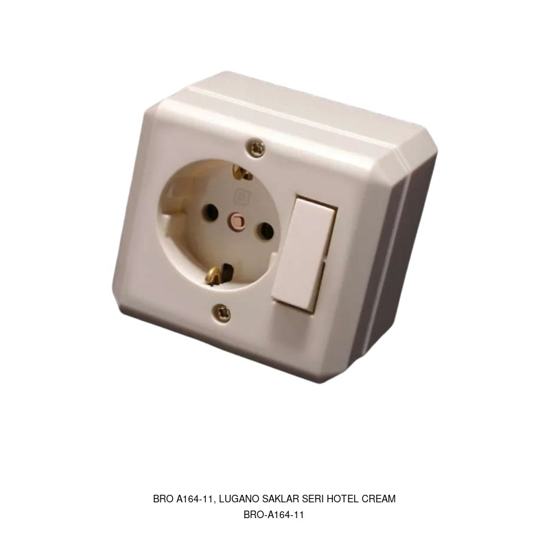 Broco BRO A164-11, LUGANO SAKLAR SERI HOTEL CREAM