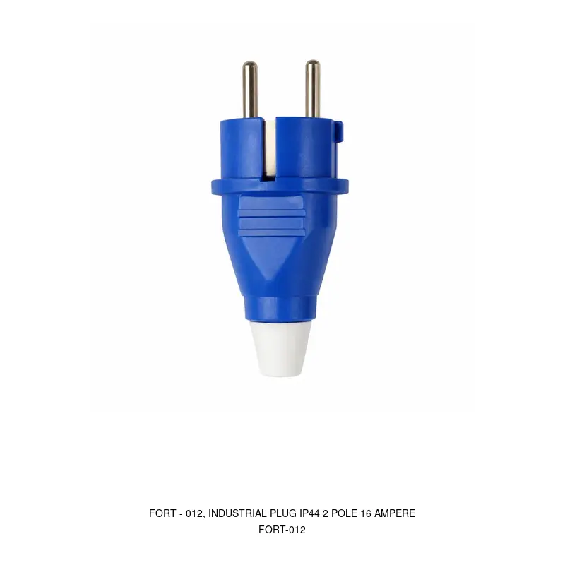 Fort 012, INDUSTRIAL PLUG IP44 2 POLE 16 AMPERE