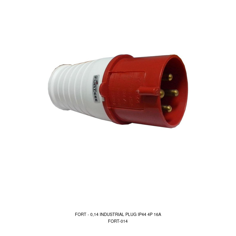 Fort 014, INDUSTRIAL PLUG IP44 4 POLE 16 AMPERE