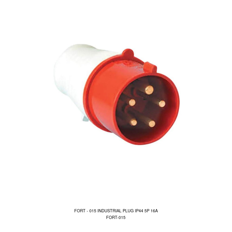 Fort 015, INDUSTRIAL PLUG IP44 5 POLE 16 AMPERE