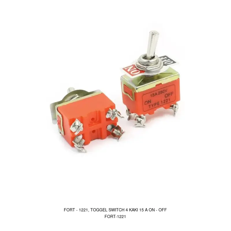 Fort 1221, TOGGEL SWITCH 4 KAKI 15 A ON - OFF