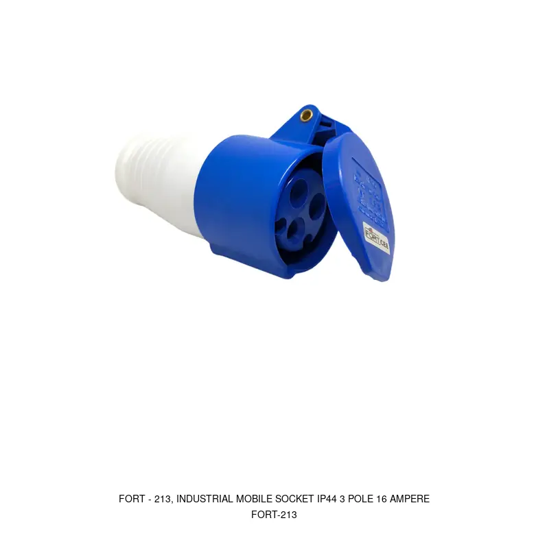 Fort 213, INDUSTRIAL MOBILE SOCKET IP44 3 POLE 16 AMPERE