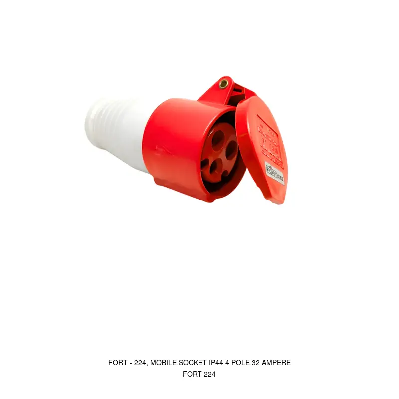 Fort 224, MOBILE SOCKET IP44 4 POLE 32 AMPERE