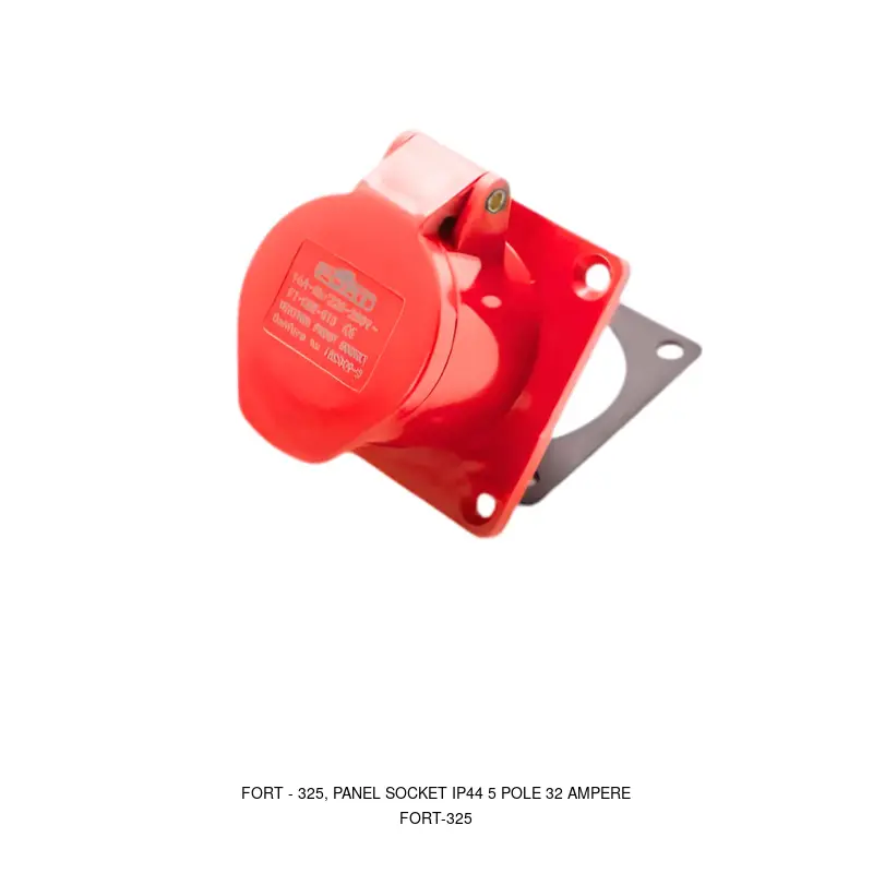 Fort 325, PANEL SOCKET IP44 5 POLE 32 AMPERE