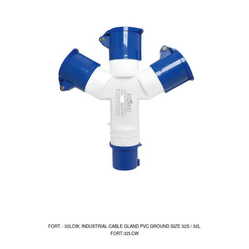 Fort 32LCW, INDUSTRIAL CABLE GLAND PVC GROUND SIZE 32S / 32L