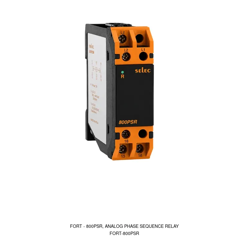 Fort 800PSR, Analog Phase Sequence Relay