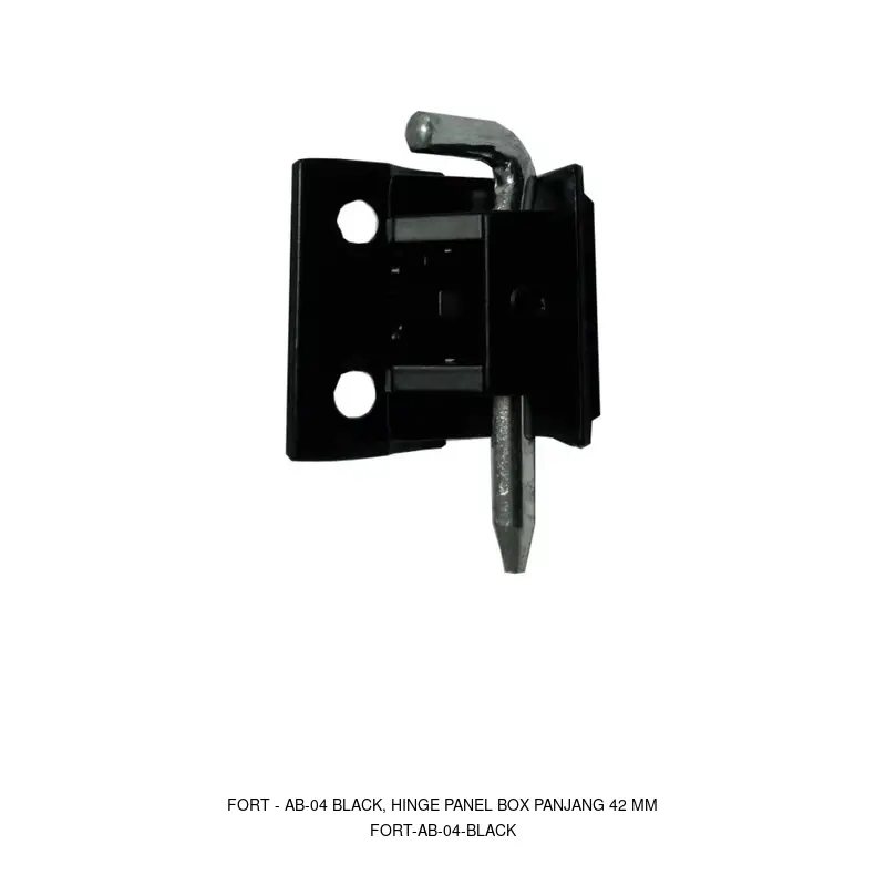 Fort AB-04 BLACK, HINGE PANEL BOX PANJANG 42 MM