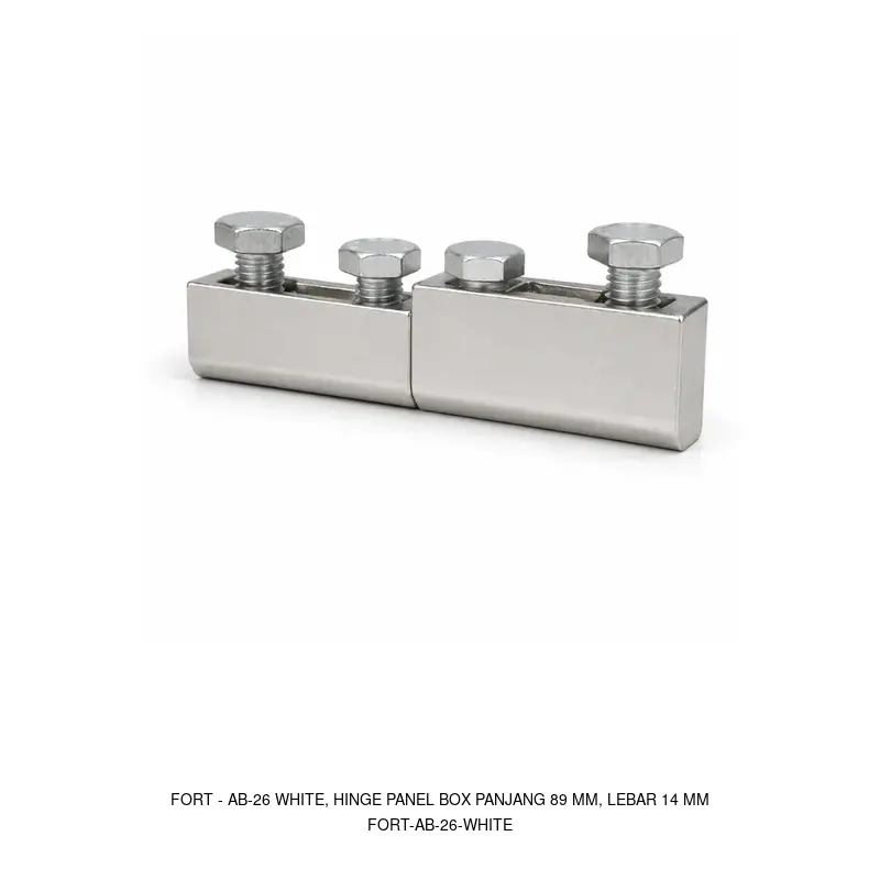 Fort AB-26 WHITE, HINGE PANEL BOX PANJANG 89 MM, LEBAR 14 MM