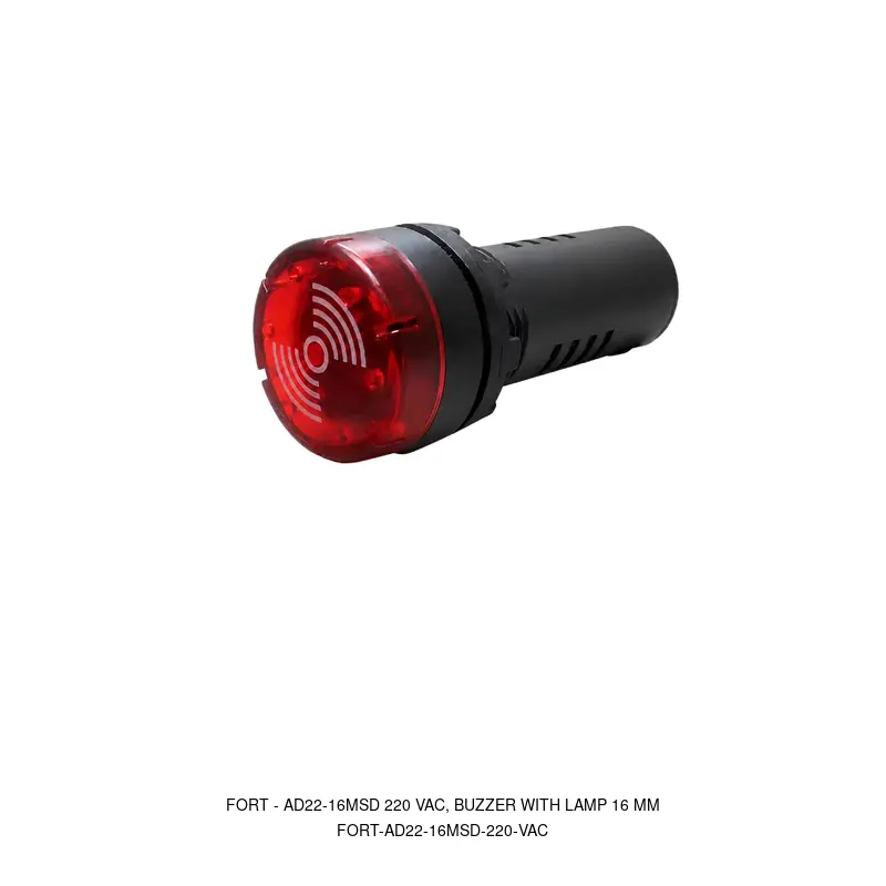 Fort AD22-16MSD 220 VAC, BUZZER WITH LAMP 16 MM