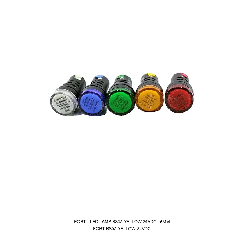 Fort LED LAMP BS02 YELLOW 24VDC 16MM