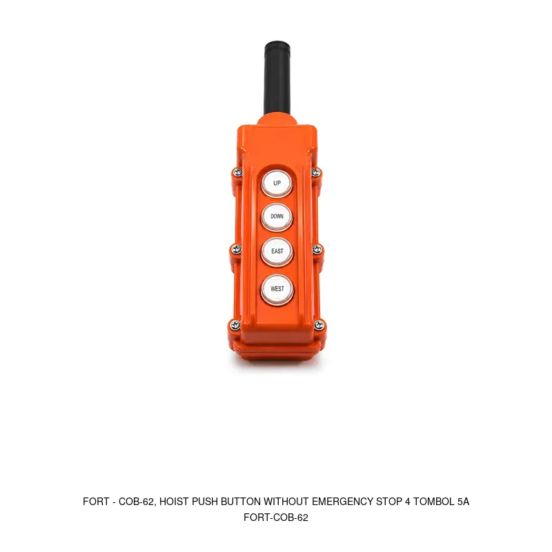 Fort COB-62, Hoist Push Button without Emergency Stop 4 Tombol 5A